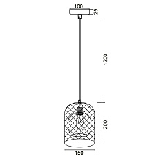 Подвесной светильник Vele Luce Diodor VL6402P01 3