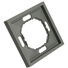 Рамка STEKKER, PFR00-5001-10 1-местная, серия Эмили, платиново-серый, soft touch 49962 3