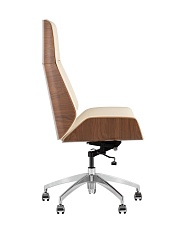 Кресло руководителя TopChairs Crown SN A312 8383-1 walnut back 5