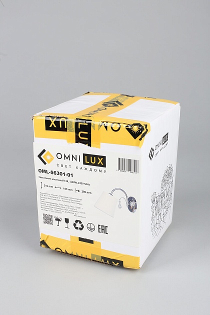 Бра Omnilux Novello OML-56301-01 изображение 3 Бра Omnilux Novello OML-56301-01 Фото № 3