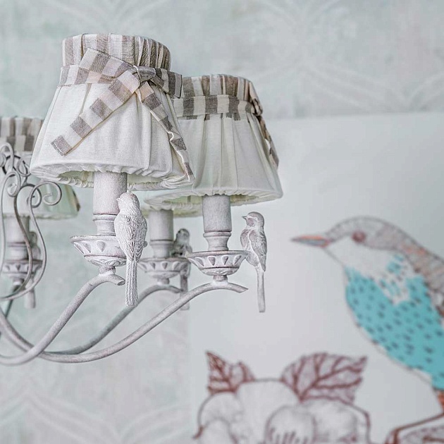 Подвесная люстра Maytoni Bird ARM013-06-W изображение 5 Подвесная люстра Maytoni Bird ARM013-06-W Фото № 5