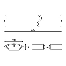 Настенно-потолочный светильник Gauss 909427260 1