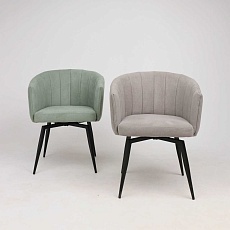 Поворотное кресло AksHome Melon светло-бежевый, ткань 82154 4