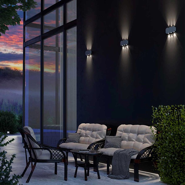 Уличный настенный светодиодный светильник Novotech Street Calle 358560 Фото № 4