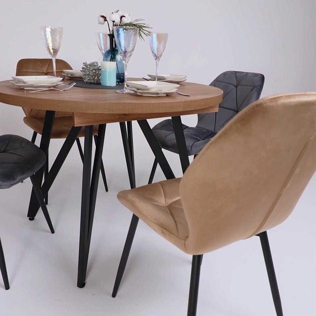 Кухонный стул AksHome Congo капучино, велюр 90025 изображение 2 Кухонный стул AksHome Congo капучино, велюр 90025 Фото № 2