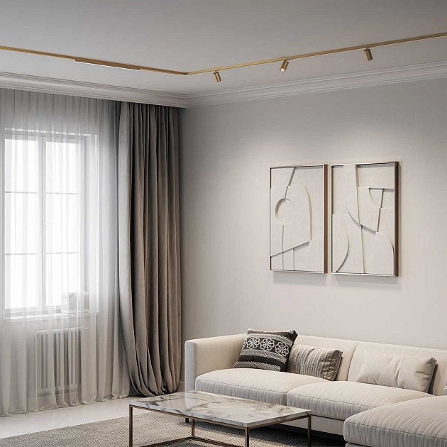 Трековый светильник Elektrostandard Brass Line a071846 Фото № 7