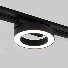 Трековый светодиодный светильник однофазный Elektrostandard Spila 85079/01 черный a056374 1