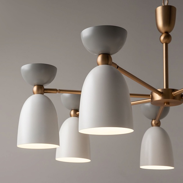 Подвесная люстра Maytoni Cloches MOD113PL-07W изображение 4 Подвесная люстра Maytoni Cloches MOD113PL-07W Фото № 4