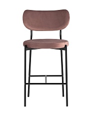 Полубарный стул Stool Group Барбара велюр пыльно-розовый CC-09006 HLR-44 2