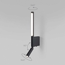 Настенный светодиодный светильник Elektrostandard Sarca LED черный 4000К 40111/LED a063692 1