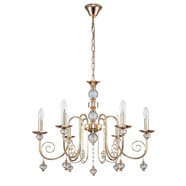 Подвесная люстра Escada Shine 678/6PL Gold Фото № 1