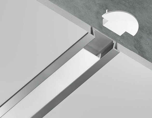 Встраиваемый профиль с рассеивателем Ambrella Illumination GP1001AL изображение 4 Встраиваемый профиль с рассеивателем Ambrella Illumination GP1001AL Фото № 4