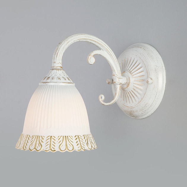 Бра Eurosvet Campina 60107/1 белый с золотом Фото № 1