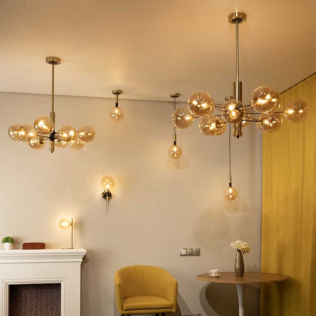 Подвесная люстра Citilux Нарда CL204180 изображение 7 Подвесная люстра Citilux Нарда CL204180 Фото № 7