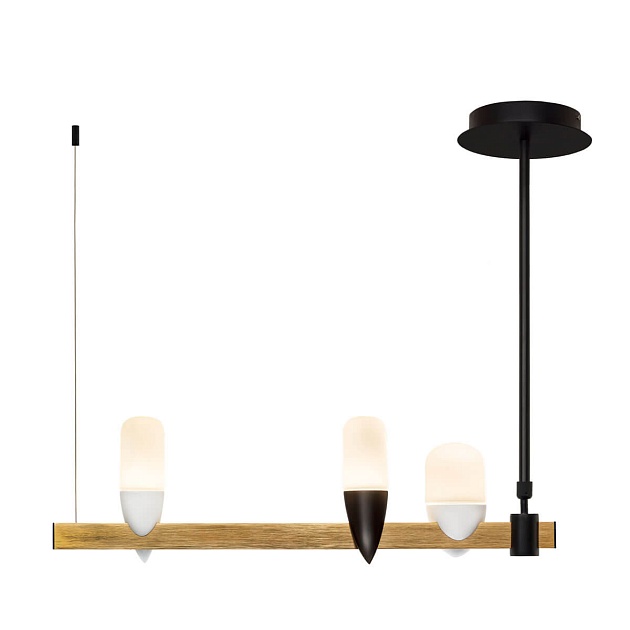 Подвесная светодиодная люстра Loft IT Whisper 1028-3BL Фото № 1