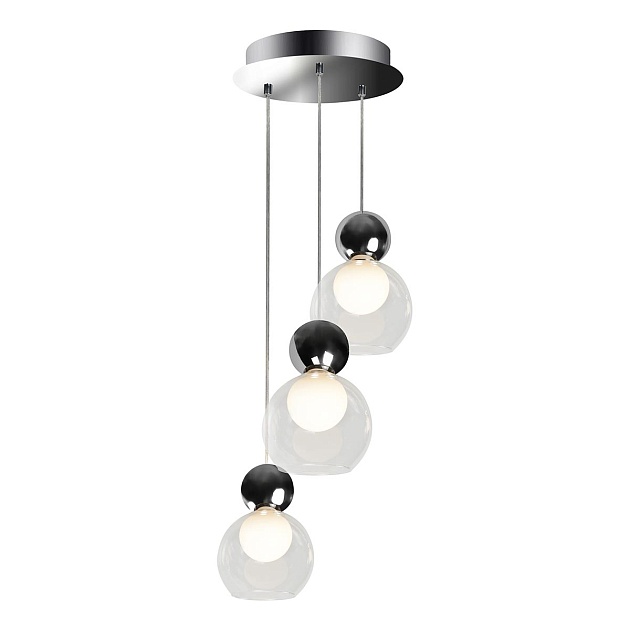 Подвесная светодиодная люстра iLedex Blossom C4476-3R CR Фото № 2