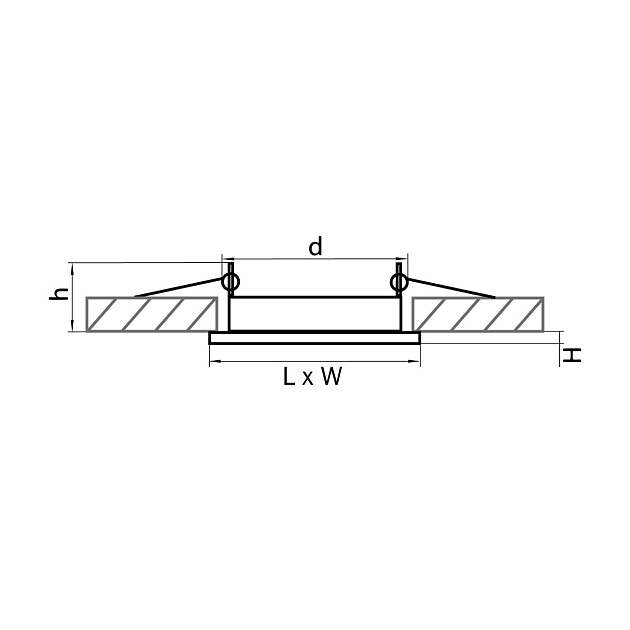 Встраиваемый светильник Lightstar Tensio 212127 изображение 2 Встраиваемый светильник Lightstar Tensio 212127 Фото № 2