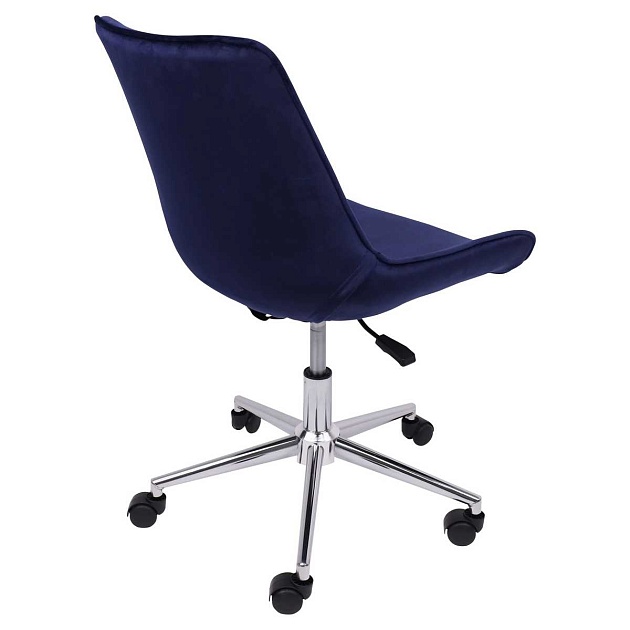 Поворотное кресло AksHome Lumier сапфировый, велюр 79742 изображение 7 Поворотное кресло AksHome Lumier сапфировый, велюр 79742 Фото № 7