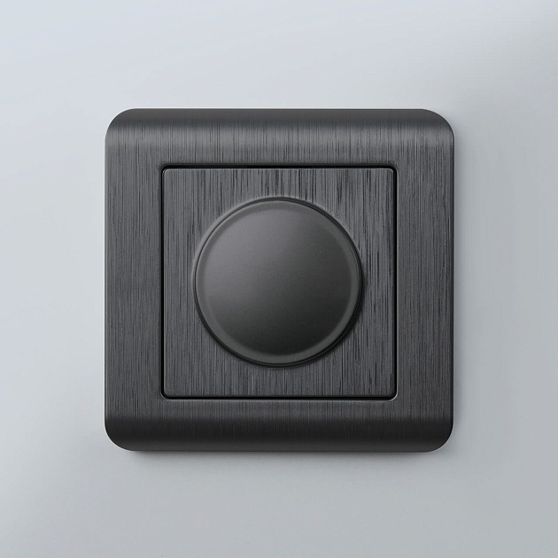 Диммер Werkel графит рифленый W1142004 4690389158513 изображение 3 Диммер Werkel графит рифленый W1142004 4690389158513 Фото № 3