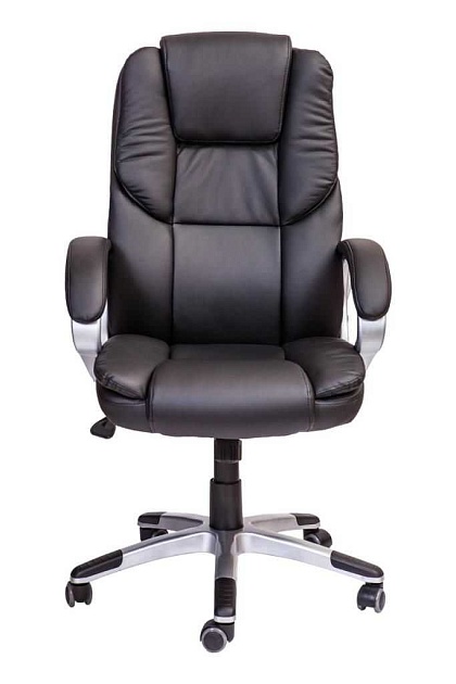 Кресло руководителя AksHome Leon чёрный, экокожа 44096 Фото № 5