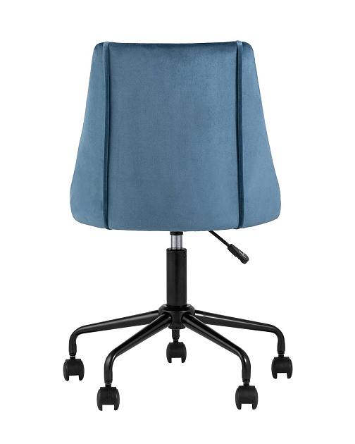 Поворотное кресло Stool Group Сиана велюр синий CIAN BLUE Фото № 4