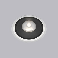 Встраиваемый светодиодный светильник Elektrostandard Slide 25083/LED 6W 4200K белый/чёрный a062942 4