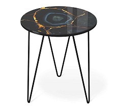 Журнальный стол Sheffilton SHT-CT27 титановый кварц/черный муар 4007482116 2