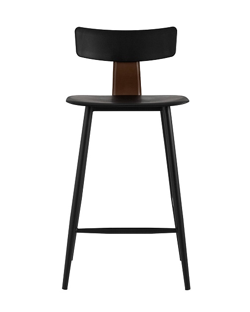 Полубарный стул Stool Group ANT пластиковый черный 8333A black Фото № 2