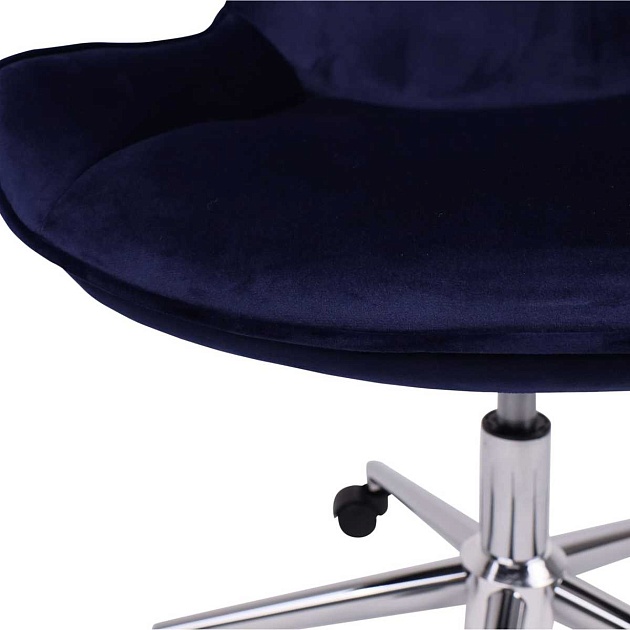 Поворотное кресло AksHome Lumier сапфировый, велюр 79742 изображение 5 Поворотное кресло AksHome Lumier сапфировый, велюр 79742 Фото № 5