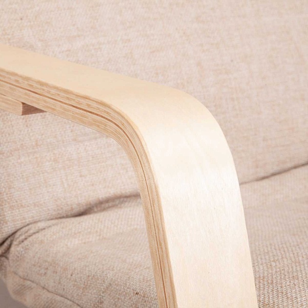 Кресло-качалка AksHome Smart бежевый ткань 72147 Фото № 4