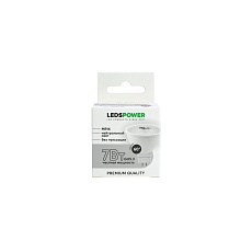 Светодиодная лампа LEDS POWER MR16 GU5.3 7Вт 4000К (линза 60°) 006918