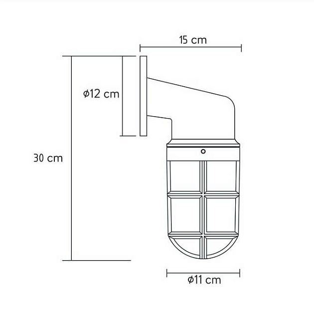Уличный настенный светильник Lucide Dudley 11892/01/30 Фото № 2