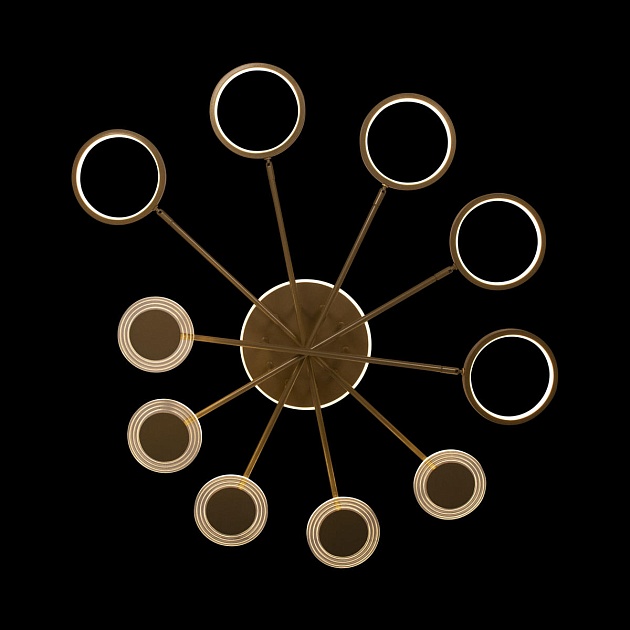 Потолочная светодиодная люстра Loft IT Megan 10164M Gold Фото № 3