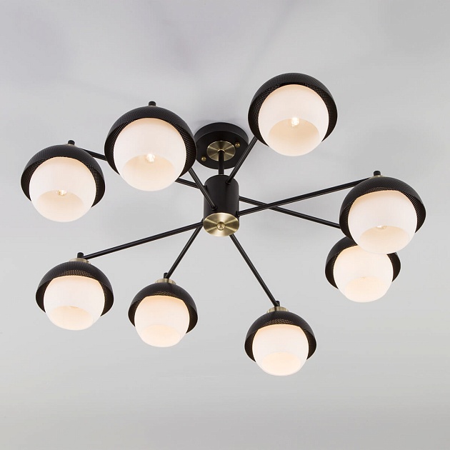 Потолочная люстра Eurosvet 70106/8 черный Фото № 3