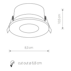 Встраиваемый светильник Nowodvorski Golf 8375 1