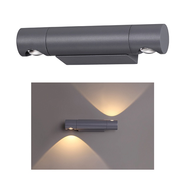 Уличный настенный светодиодный светильник Novotech Street Kaimas 358089 Фото № 1