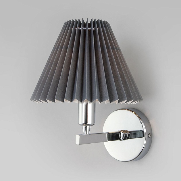 Бра Eurosvet Peony 60136/1 хром/графит Фото № 1