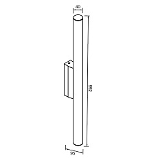 Настенный светильник-подсветка Mantra ANTIGA 9257 4