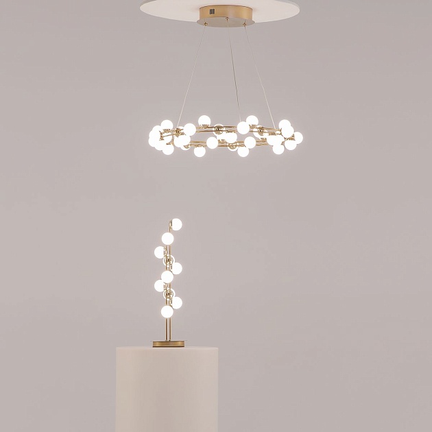 Подвесная светодиодная люстра Maytoni Tessara MOD081PL-L50G3K Фото № 2