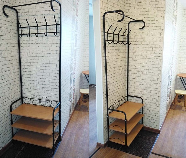 Гардеробная вешалка Sheffilton M-306 черный муар/бук 4030401901 изображение 2 Гардеробная вешалка Sheffilton M-306 черный муар/бук 4030401901 Фото № 2