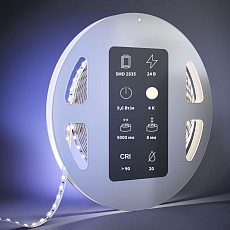 Светодиодная лента Maytoni 9,6W/m 120LED/m 2835SMD дневной белый 5M 201039 1