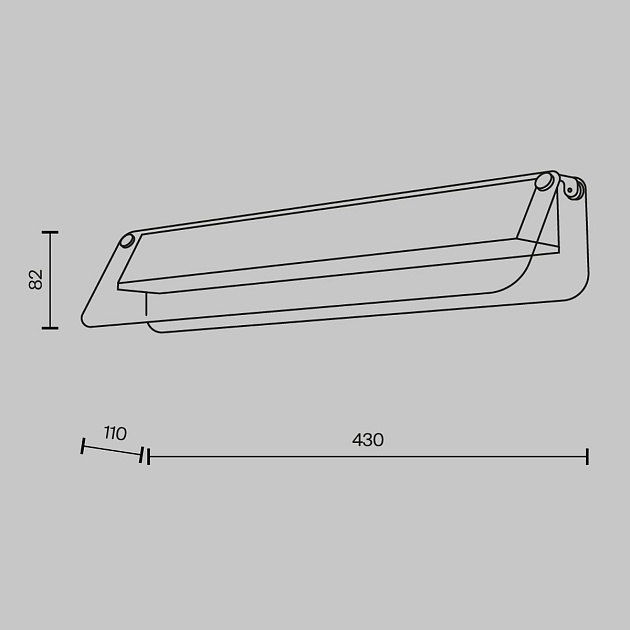 Настенный светильник Maytoni Flat MOD296WL-L10BC3K изображение 2 Настенный светильник Maytoni Flat MOD296WL-L10BC3K Фото № 2