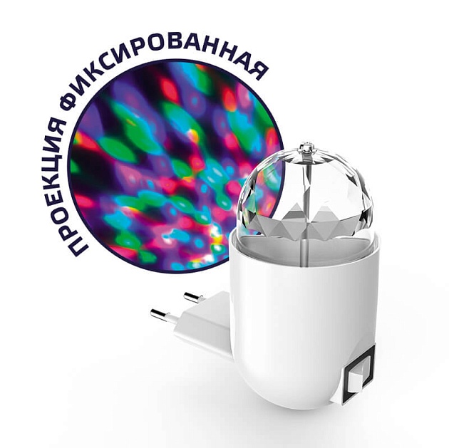 Настенный светильник Gauss с фиксированной проекцией диско DIY0041 изображение 1 Настенный светильник Gauss с фиксированной проекцией диско DIY0041 Фото № 1