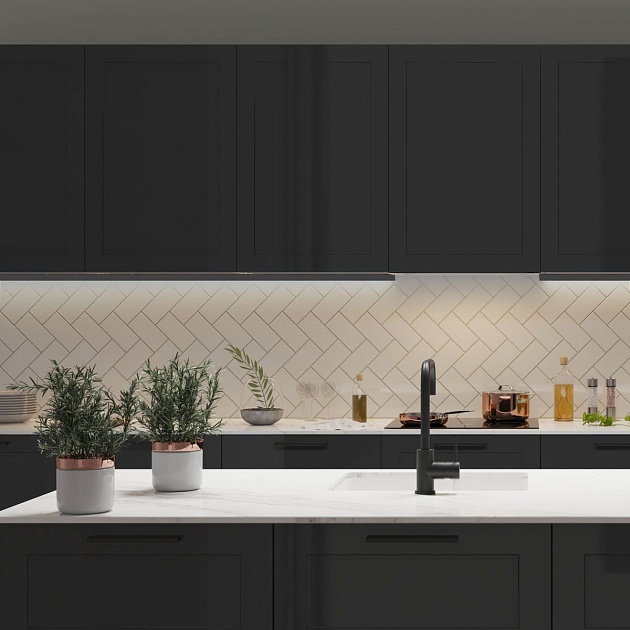 Профиль накладной черный 1м. Apeyron 08-05-01Ч Фото № 3