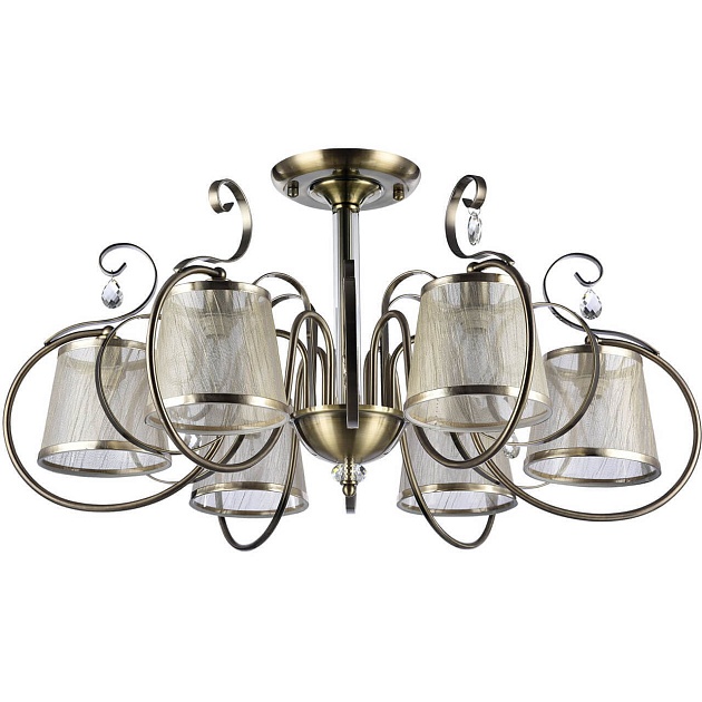 Потолочная люстра Freya Simone FR2020-PL-06-BZ Фото № 1