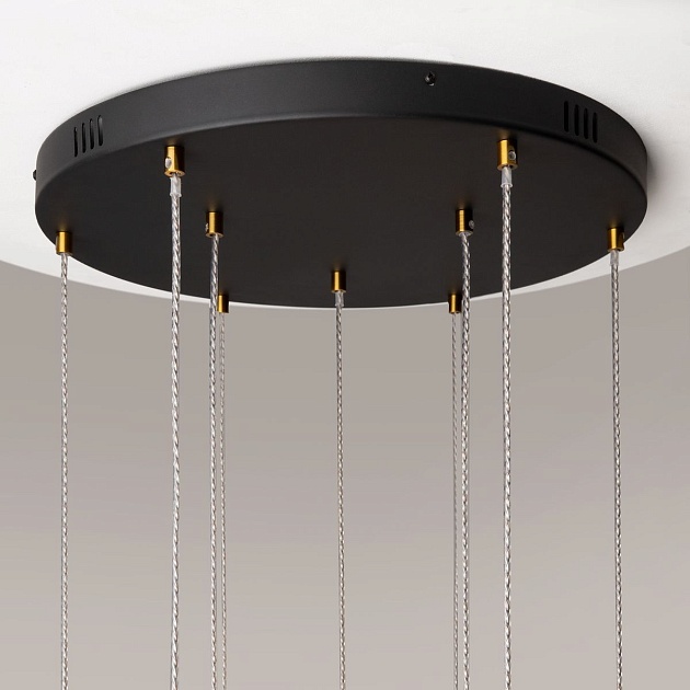 Подвесная светодиодная люстра Maytoni Area MOD295PL-L120BBS3K изображение 2 Подвесная светодиодная люстра Maytoni Area MOD295PL-L120BBS3K Фото № 2