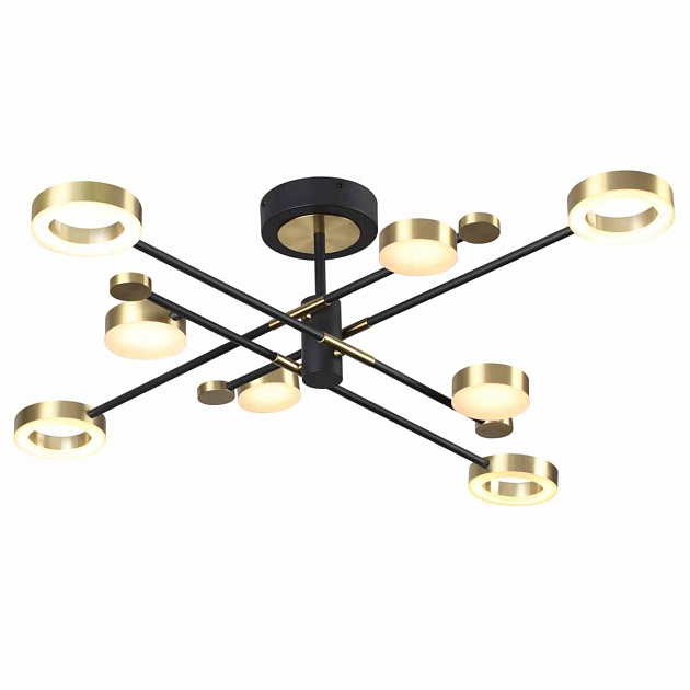 Потолочная светодиодная люстра Odeon Light Midcent Denzel 4321/63CL изображение 2 Потолочная светодиодная люстра Odeon Light Midcent Denzel 4321/63CL Фото № 2