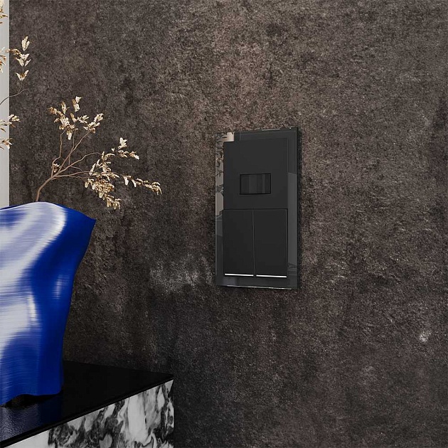 Датчик движения встраиваемый Voltum S70, (черный матовый) VLS070508 Фото № 3