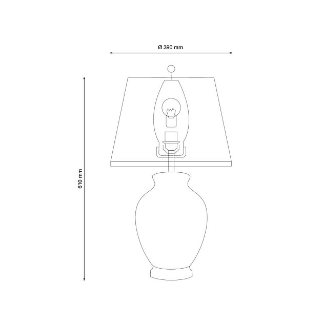 Настольная лампа Lucia Tucci Harrods T937.1 Фото № 3
