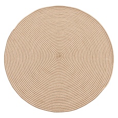 Ковер Tkano из хлопка Target бежевого цвета из коллекции Ethnic, Ø150 см TK22-DR0035